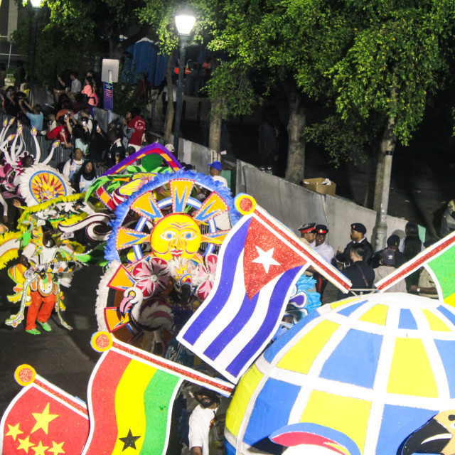 "Embrace the power of cultural expression as we delve into Bahamian Junkanoo...." stock image