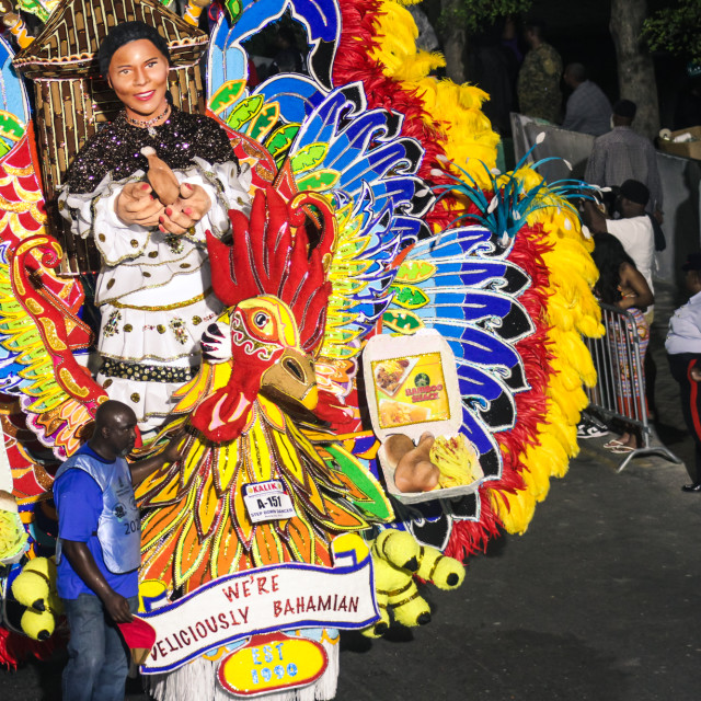 "Embrace the power of cultural expression as we delve into Bahamian Junkanoo...." stock image