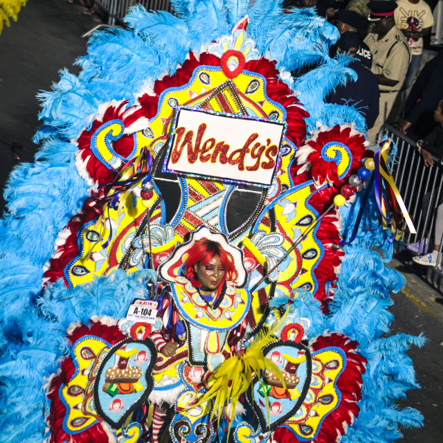 "Embrace the power of cultural expression as we delve into Bahamian Junkanoo...." stock image