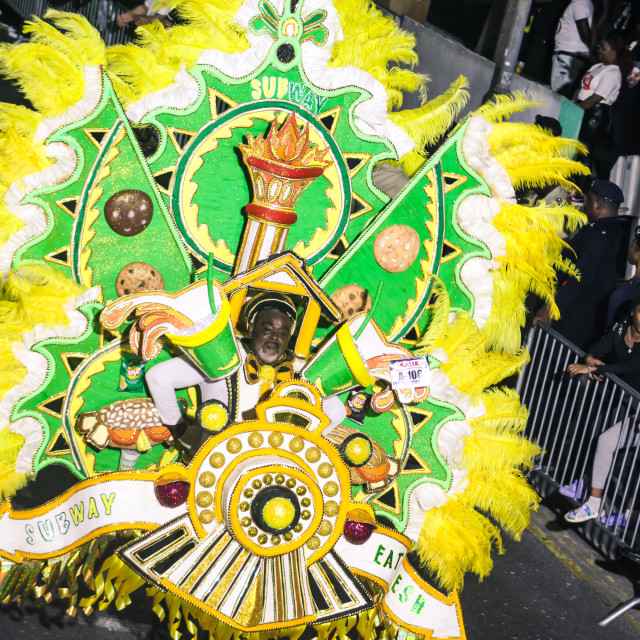 "Embrace the power of cultural expression as we delve into Bahamian Junkanoo...." stock image