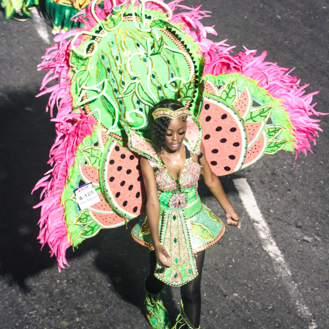 "Embrace the power of cultural expression as we delve into Bahamian Junkanoo...." stock image