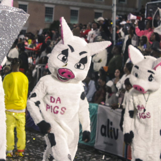 "Embrace the power of cultural expression as we delve into Bahamian Junkanoo. Experience the energy, passion, and artistry through a billion pixels captured by The Agency at PlayMas.Today. Prepare to b" stock image