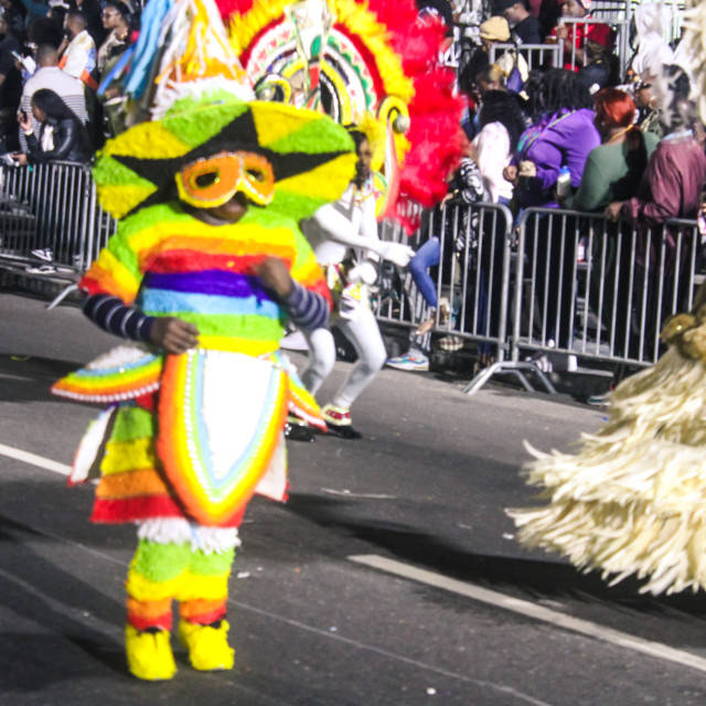 "Embrace the power of cultural expression as we delve into Bahamian Junkanoo. Experience the energy, passion, and artistry through a billion pixels captured by The Agency at PlayMas.Today. Prepare to b" stock image