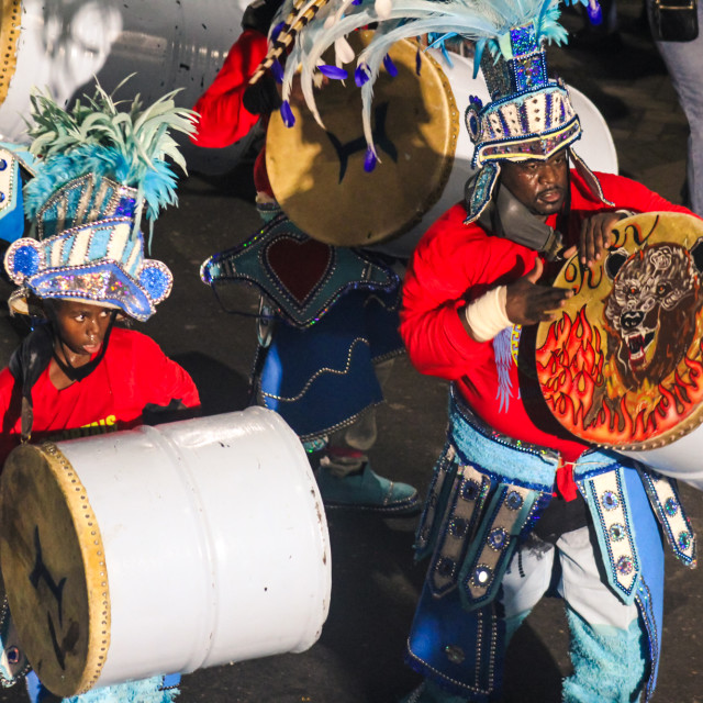 "Embrace the power of cultural expression as we delve into Bahamian Junkanoo. Experience the energy, passion, and artistry through a billion pixels captured by The Agency at PlayMas.Today. Prepare to b" stock image