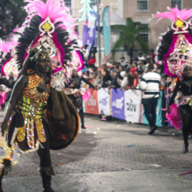 "Embrace the power of cultural expression as we delve into Bahamian Junkanoo. Experience the energy, passion, and artistry through a billion pixels captured by The Agency at PlayMas.Today. Prepare to b" stock image