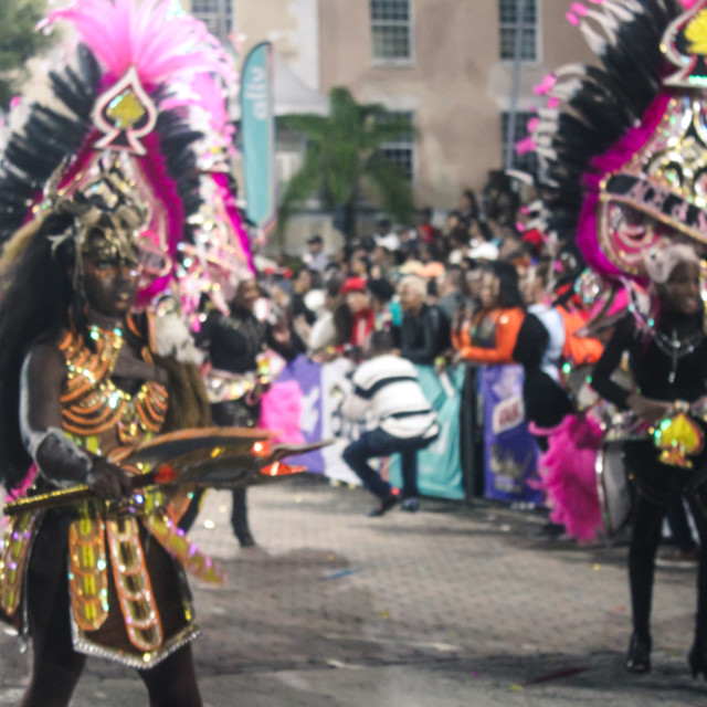 "Embrace the power of cultural expression as we delve into Bahamian Junkanoo. Experience the energy, passion, and artistry through a billion pixels captured by The Agency at PlayMas.Today. Prepare to b" stock image