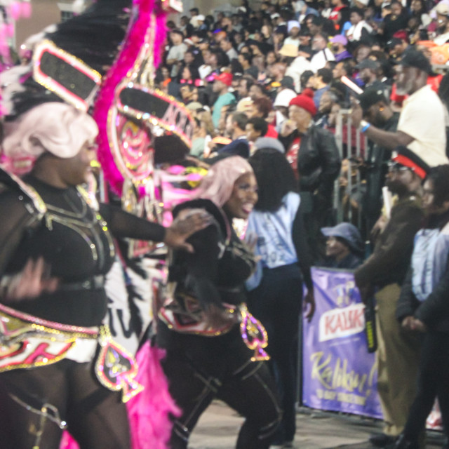 "Embrace the power of cultural expression as we delve into Bahamian Junkanoo. Experience the energy, passion, and artistry through a billion pixels captured by The Agency at PlayMas.Today. Prepare to b" stock image