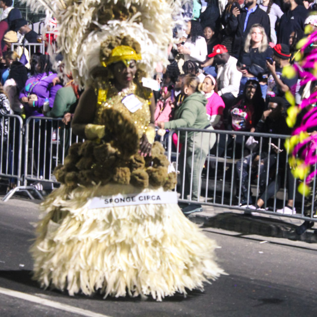 "Embrace the power of cultural expression as we delve into Bahamian Junkanoo. Experience the energy, passion, and artistry through a billion pixels captured by The Agency at PlayMas.Today. Prepare to b" stock image