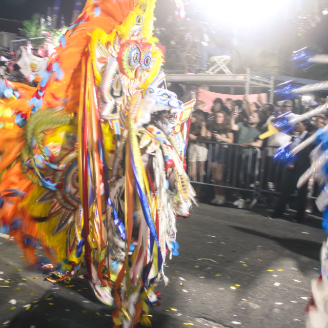 "Embrace the power of cultural expression as we delve into Bahamian Junkanoo. Experience the energy, passion, and artistry through a billion pixels captured by The Agency at PlayMas.Today. Prepare to b" stock image