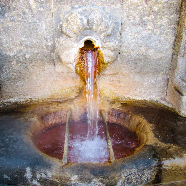 "Thermal spring, Ourense" stock image