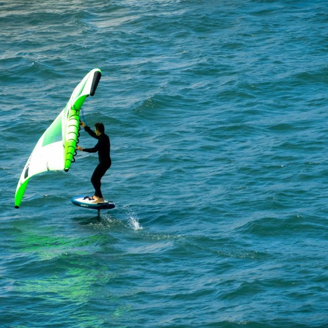 "Sail boarding" stock image