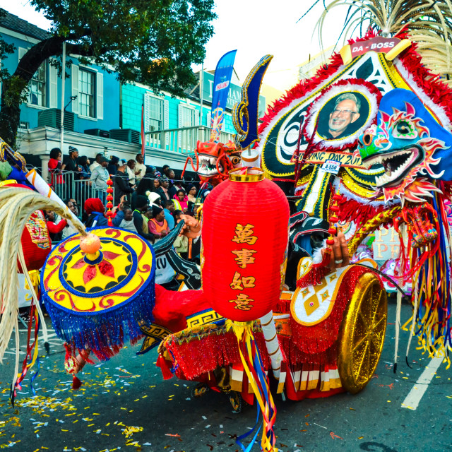 "New Year's Day Junkanoo Parade 2024" stock image