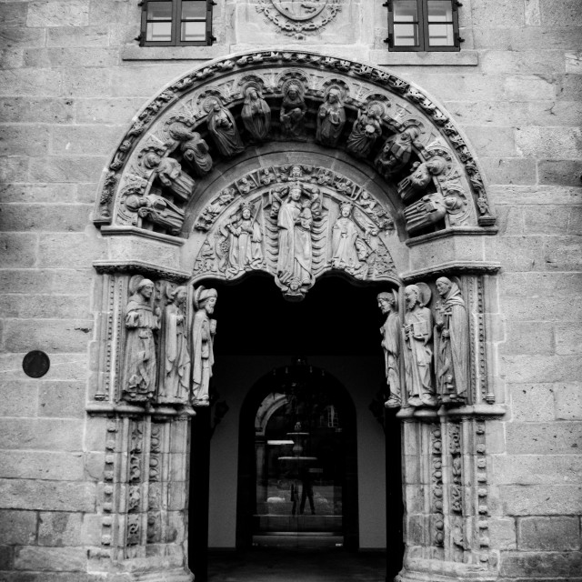 "Hostal de los Reyes Catolicos" stock image