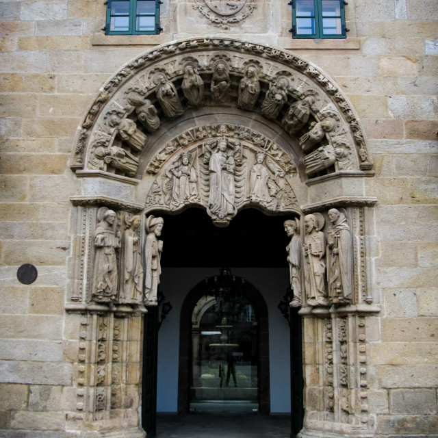 "Hostal de los Reyes Catolicos" stock image