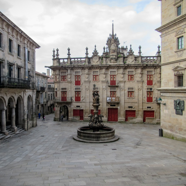 "Santiago de Compostela" stock image