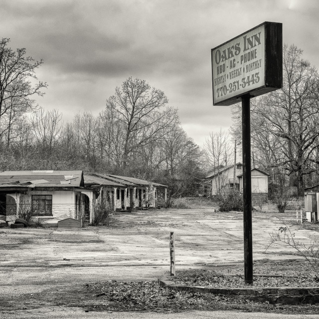 "Creepy Motel" stock image