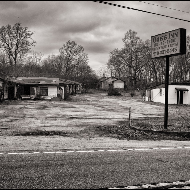 "Creepy Motel" stock image