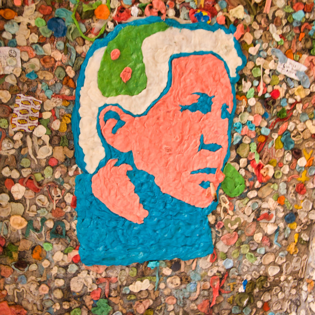 "Chewing Gum Art" stock image