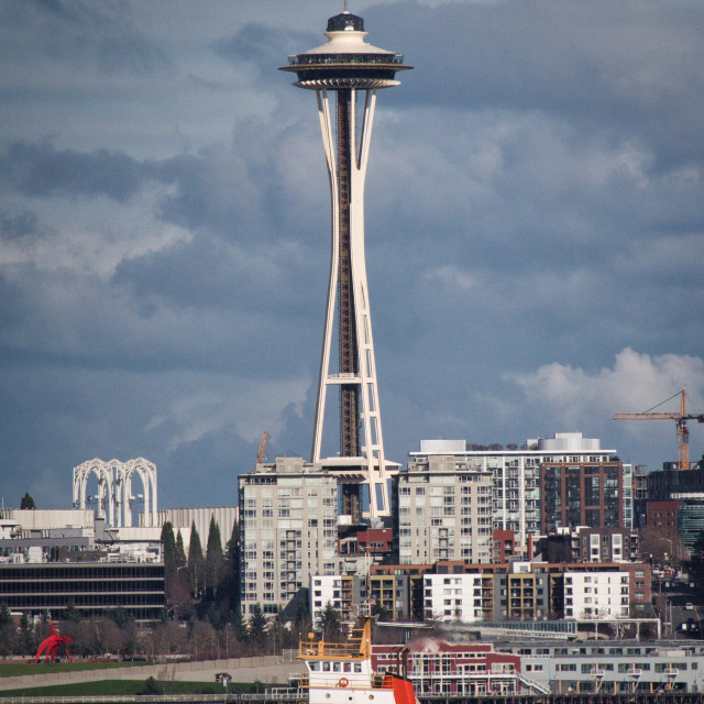 "Seattle Tugboat" stock image