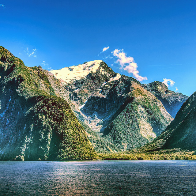 "Milford Sound" stock image