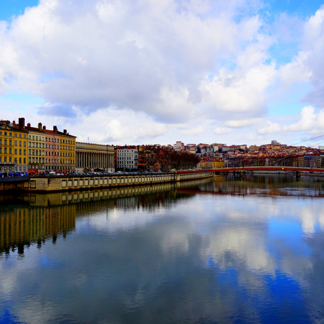 "Lyon the waterline" stock image