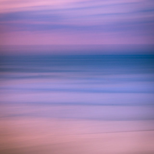 "Fistral at dusk" stock image