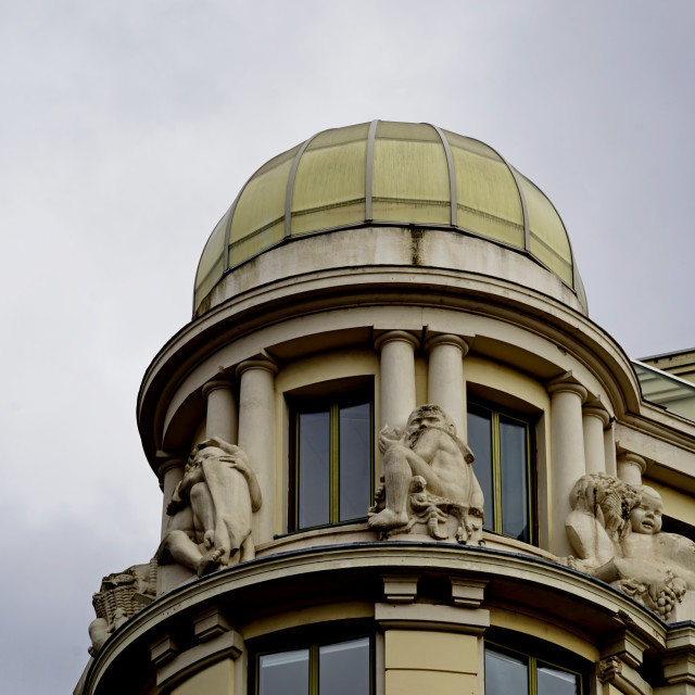 "art deco building" stock image