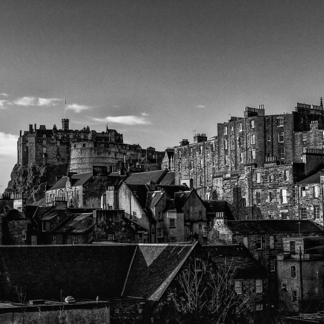 "Edinburgh Castle" stock image