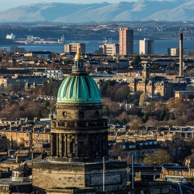 "Edinburgh City Scape" stock image