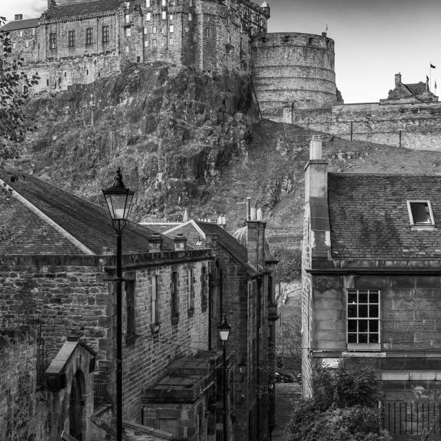 "Edinburgh Castle" stock image