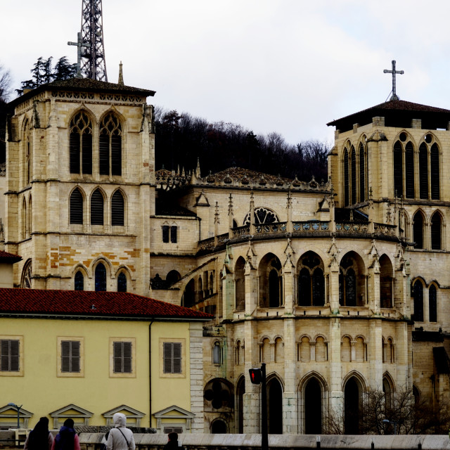 "st jean baptiste cathedral" stock image