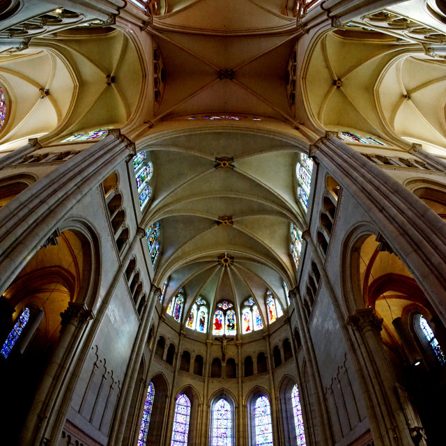 "st jean baptiste cathedral" stock image