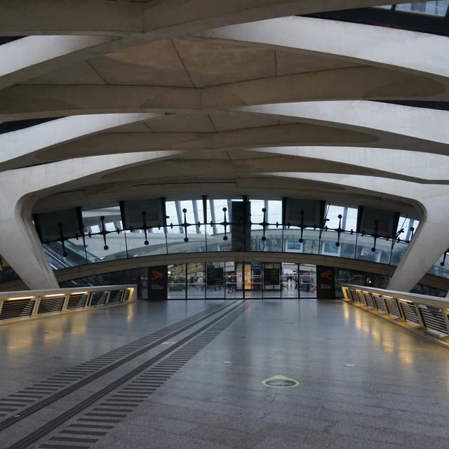 "St exupéry train station Lyon" stock image