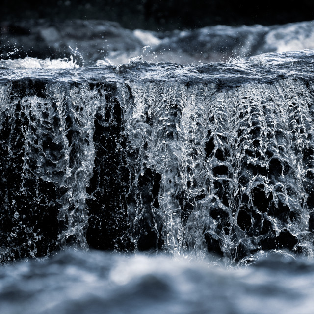 "Roaring waters" stock image