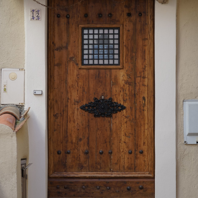 "Doors in Antibes" stock image