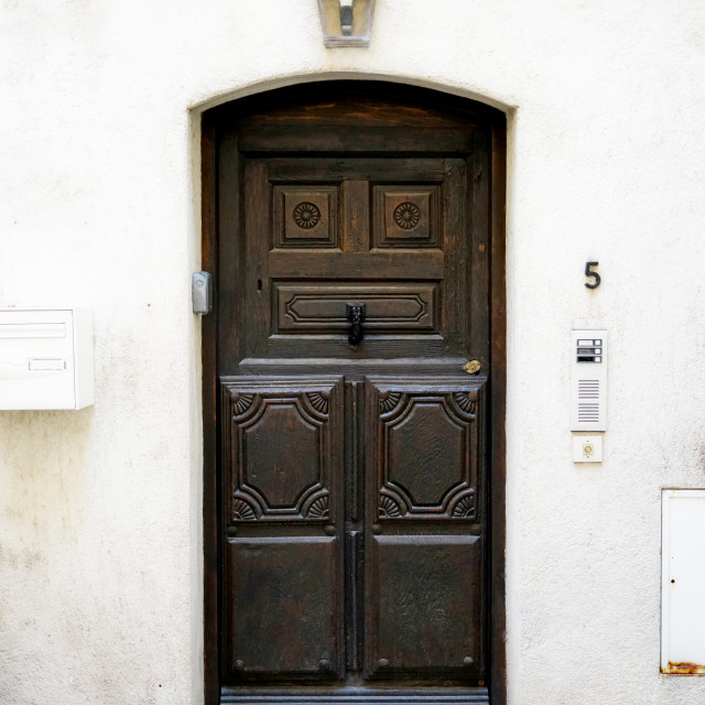 "Doors in Antibes" stock image