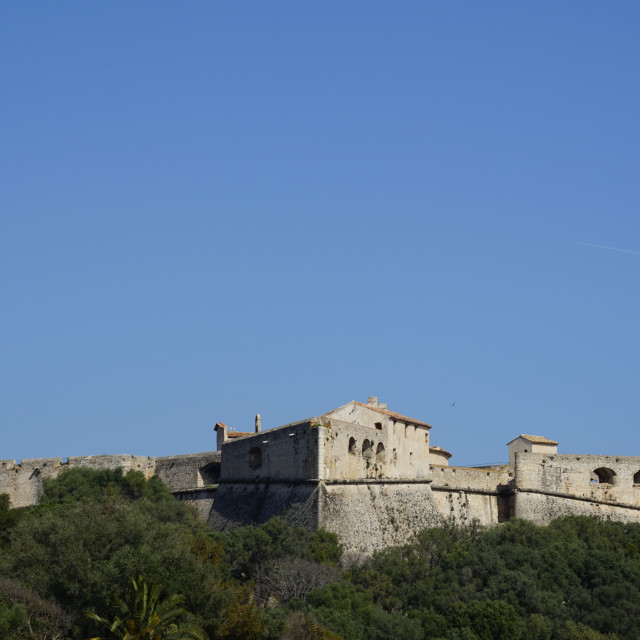 "Le fort carre - Antibes" stock image