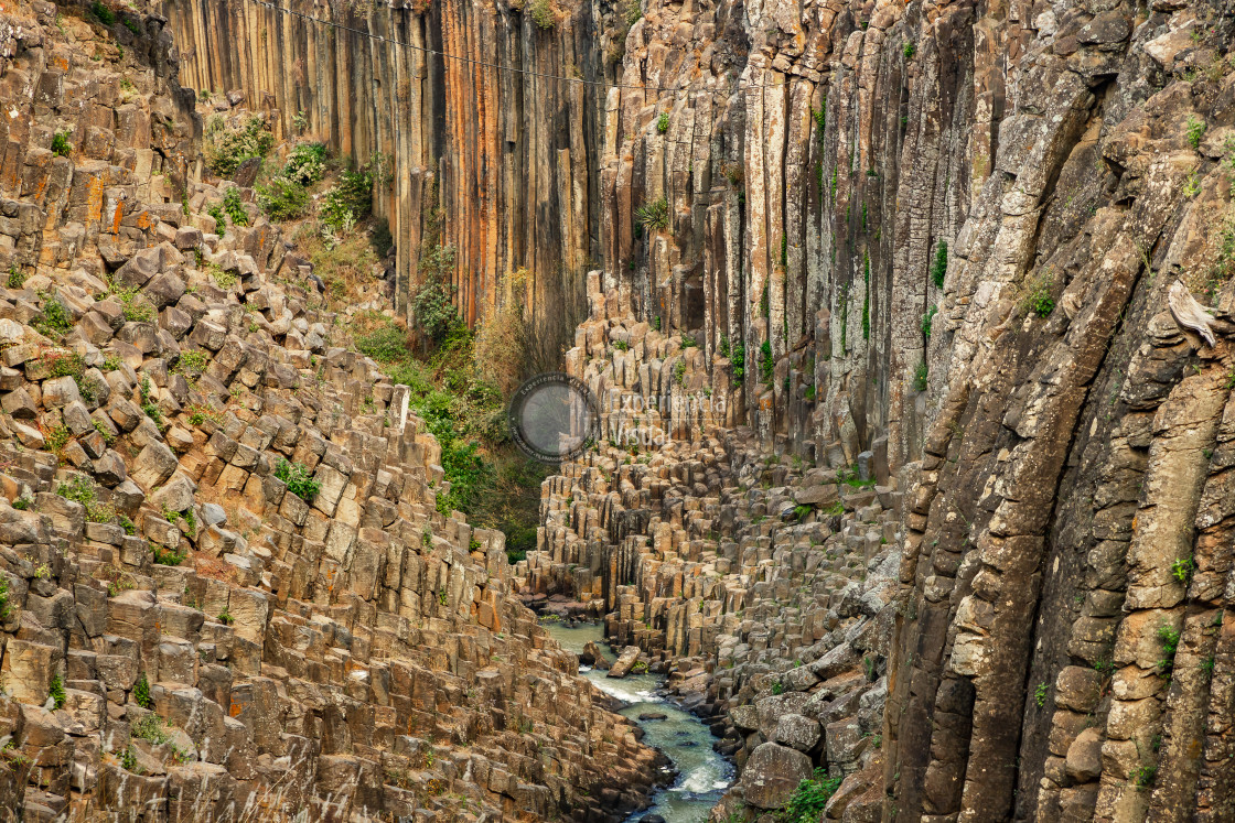 "Basalt Prisms" by Expvisual Filmmaking and Photography SAS de CV - $6.03 "Basalt Prisms" stock image