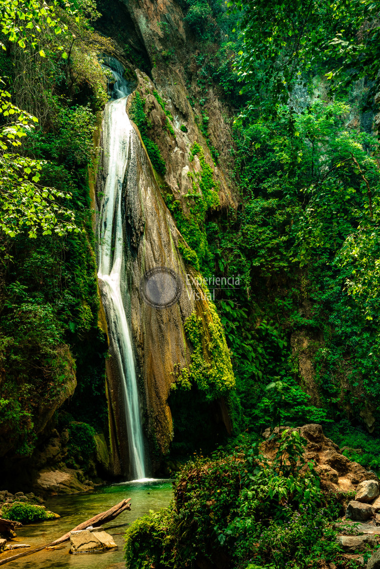 "Chuveje waterfall" by Expvisual Filmmaking and Photography SAS de CV - $3.62 "Chuveje waterfall" stock image