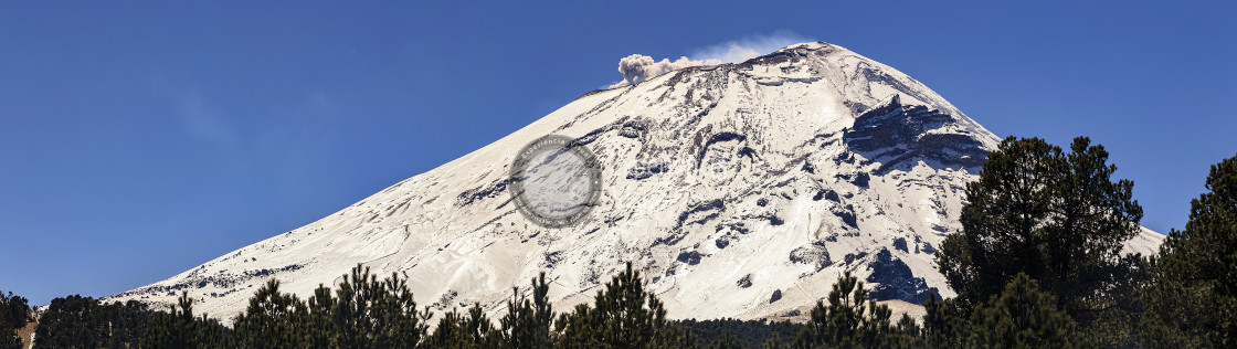 "Popocatepetl with snow" by Expvisual Filmmaking and Photography SAS de CV - $16.12 "Popocatepetl with snow" stock image