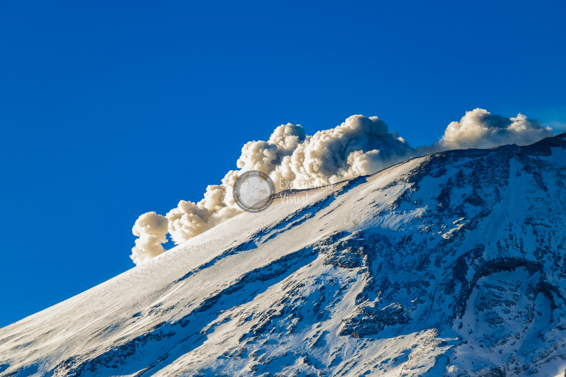 "Popocatepetl ash exhalation" by Expvisual Filmmaking and Photography SAS de CV - $9.88 "Popocatepetl ash exhalation" stock image