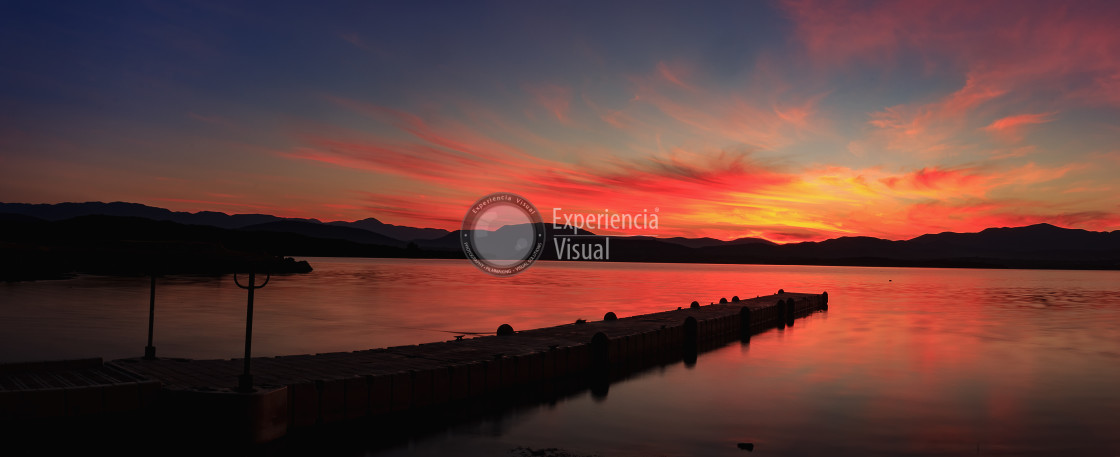 "Sunrise in Tepecoacuilco Pier" by Expvisual Filmmaking and Photography SAS de CV - $3.62 "Sunrise in Tepecoacuilco Pier" stock image