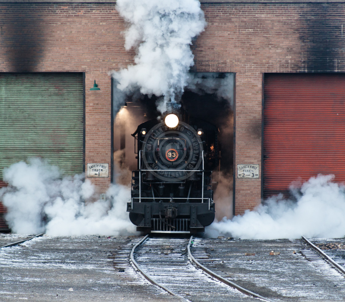 "RRNY - E93 Leaves the House" by Joshua J. Smith - $56.58 "RRNY - E93 Leaves the House" stock image