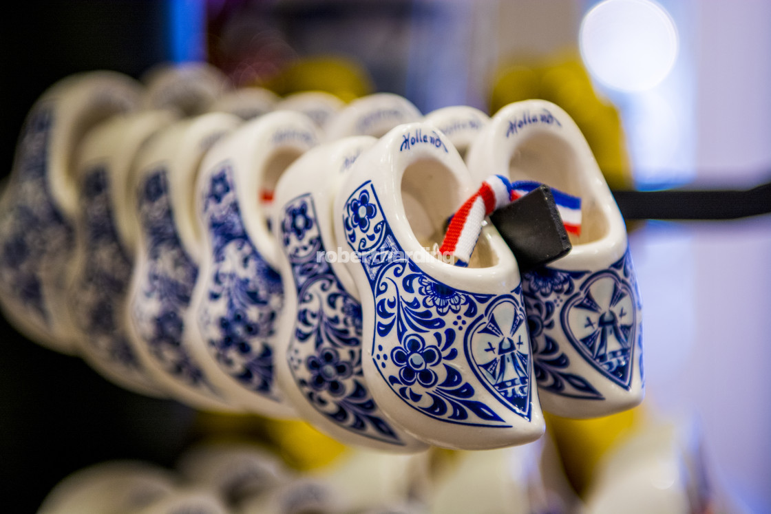 "Delft delftware porcelain clogs, Edam, Holland, Netherlands." by robertharding - $62.60 "Delft delftware porcelain clogs, Edam, Holland, Netherlands." stock image