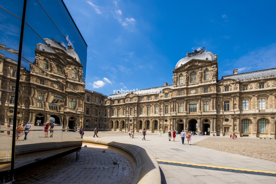 "Reflections of the Cour Carree courtyard in the Lourve, Paris, France." by robertharding - $62.31 "Reflections of the Cour Carree courtyard in the Lourve, Paris, France." stock image