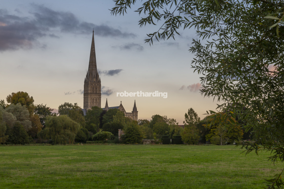 "View of Salisbury Cathedral the Town Path, Salisbury, Wiltshire, England,..." by robertharding - $62.60 "View of Salisbury Cathedral the Town Path, Salisbury, Wiltshire, England,..." stock image