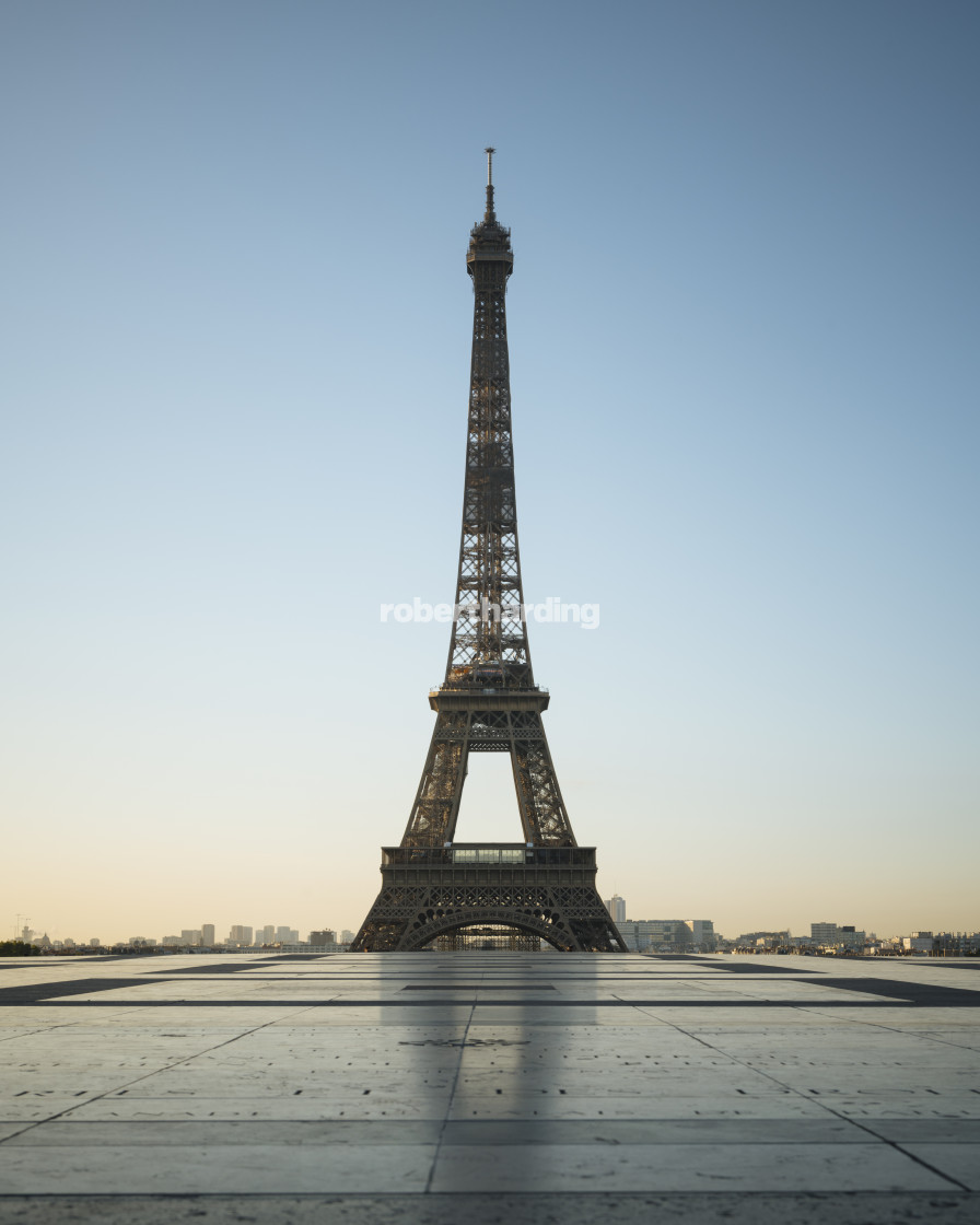 "Eiffel Tower, Palais de Chaillot, Paris, √éle-de-France, France, Europe" stock image