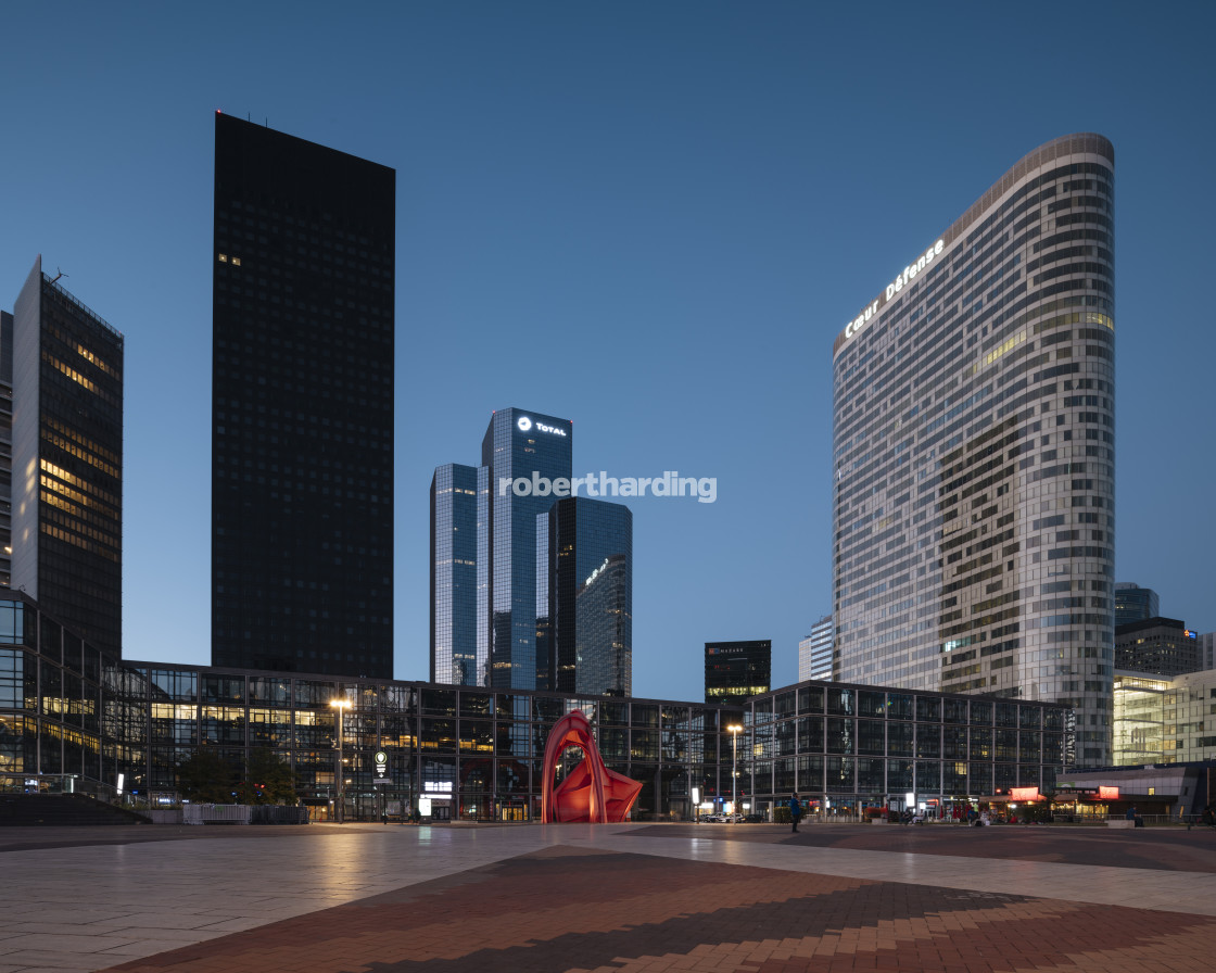 "La D√©fense, Puteaux, Paris, √éle-de-France, France, Europe" stock image