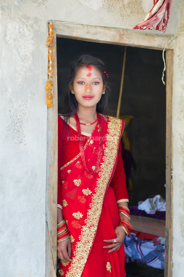 "Nepalese woman of the Tharu ethnic group, portrait, Chitwan, Nepal" by robertharding - $62.60 "Nepalese woman of the Tharu ethnic group, portrait, Chitwan, Nepal" stock image