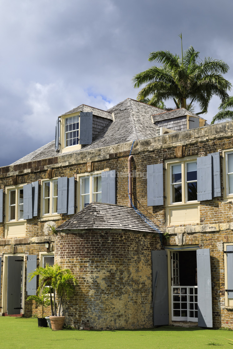 "Nelsons Dockyard, palm trees, Admirals Inn, historic restoration of Copper..." by robertharding - $62.60 "Nelsons Dockyard, palm trees, Admirals Inn, historic restoration of Copper..." stock image